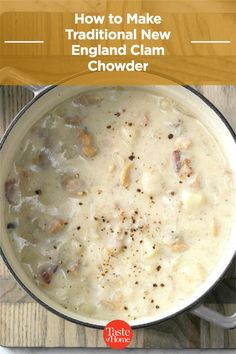 how to make traditional new england clam chowder in the instant pressure cooker