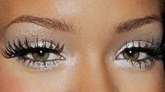 Face Ideas, Makeup Favorites, White Eyeshadow, Metallic Eyeshadow, Beauty Make-up, Beautiful Lashes, Gorgeous Eyes, Kiss Makeup