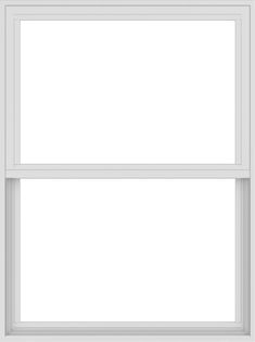 an open white window on a white background