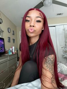 99j wig 99j Wig Hairstyles, Wig Hairstyles Burgundy, Burgundy Wig Side Part, 99j Burgundy Wig, Burgundy Straight Wig, Burgundy Wig Hairstyles For Black Women, Blonde Roots Red Hair, Burgundy Lace Front Wig Straight, 99j Wig