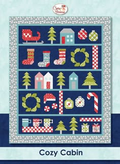 the quilt pattern for cozy cabin