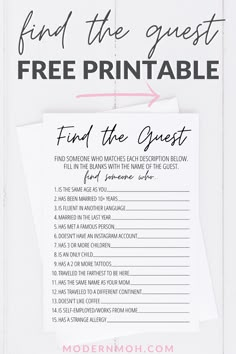 the free printable to do list is shown on top of a piece of paper