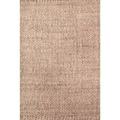 a beige rug with small squares on the top and bottom, in different shades of brown