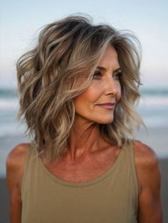 Medium Length Hair Styles For Women Over 50, Summer Blonde Hair, Haircuts For Medium Length Hair, Haircuts For Women Over 50, Layered Haircuts For Medium Hair, Gorgeous Hairstyles, Long Hairstyle, Hairstyles And Haircuts, Beautiful Hairstyles