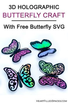 3d butterflies with free butterfly svg