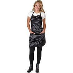 Betty Dain Satin Stylist Apron Tie String / Black Salon Apparel, Salon Apron, Salon Aprons, Easy Hair Removal, Stylists Aprons, Pvc Apron, Tool Belt, Skirt Belt, Satin Material