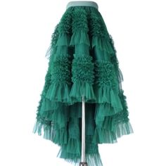 Hey, I found this really awesome Etsy listing at https://www.etsy.com/listing/1102583410/autumn-winter-new-style-mesh-skirt-with Custom Tulle Skirt, Unique Skirts Design, Groovy Clothing, Ruffled Cake, Surreal Fashion, Green Tulle Skirt, Adult Tulle Skirt, Groovy Clothes, Skirt Mesh