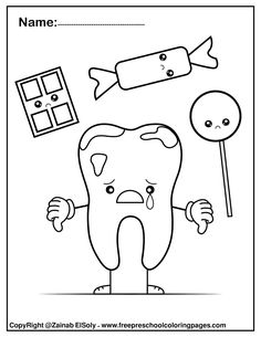 Hygiene Activities, Abc Coloring Pages