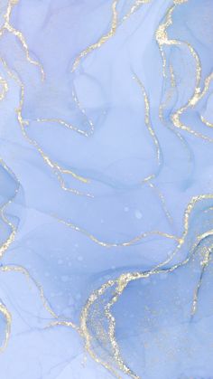 an abstract blue and gold marble background