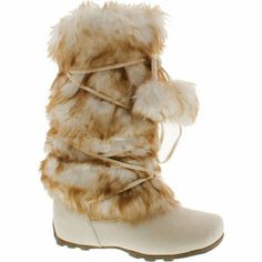 New Women's Blossom Collection Tara-Hi Stylish Winter Fashion Boot-Ice Color-Ice Pull Up Style, No Zipper. Fleece Lined Cozy Interior. Flat Rubber Sole With Treads Is Approximately 1/4 Inch Thick. Additonal Interior Heel For Total Height Of Approximatly 1 Inch. Faux Fur Covered Boot Shaft Is Approximately 13 Inches Including Heel, And Top Circumference Is Approximately 15 Inches. Non-Slip Sole And New In Box. Actual Color May Vary Due To Computer Display Setting Blossom Boots, Reebok Classic Sneakers, Hi Fashion, Winter Fashion Boots, Black Ice, Snow Boots Women, Shoes Outlet, Pretty Shoes, Dress And Heels