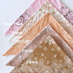 100% hand dyed/ sunbleached cotton paisley bandana - Wear on your head, around your neck or use as a face mask - Perfect for Festivals and Concerts! Great for bachelorette and bridal parties, family reunions and team building conferences. Colors may vary slightly as each bandana is hand processed. Bandanas are made to look like vintage bandanas. 18 Colors available- Visit my Etsy Shop to view all Approx 20x20 Machine wash with like colors/ Tumble dry More tags: Light pink, rose, white, peach, ta Boho Bachelorette Party, Boho Bachelorette, Bachelorette Inspo, Bachelorette Party Weekend, Vintage Bandana, Paisley Bandana, Bachelor/bachelorette Party, Bachelorette Party Planning, Bridal Parties