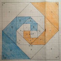 an image of a drawing with different colors and shapes on it, as well as numbers