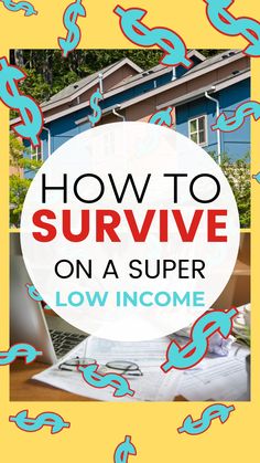 the words how to survive on a super low income