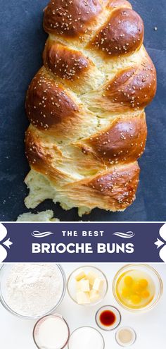 the best brioche buns are made with only three ingredients