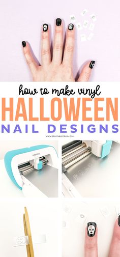 how to make any halloween nail design