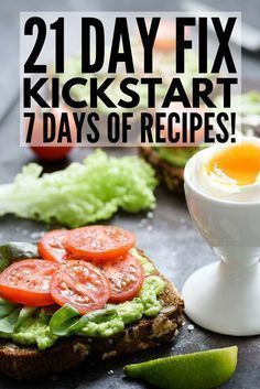 21 Day Fix Containers, 21 Day Meal Plan, Meal Plan For Beginners, Living Better, Overnight Oat, Diner Recept