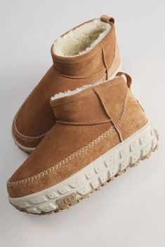 UGG Venture Daze Ultra Mini Boot | Urban Outfitters Ugg Boots Ultra Mini, Cozy Boots, Fur Boots, Sandal Fashion, Jeans For Sale, Suede Boots, Ugg Shoes, Ugg Boots, Chestnut