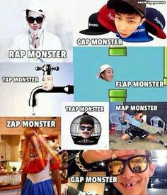 a collage of photos with the caption rap monster trap monster trap monster trap monster trap monster trap monster trap monster trap monster trap monster trap monster trap monster trap monster trap monster