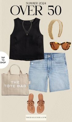 2024 Classic Summer Capsule Wardrobe for Women Over 50 — THE DAILEIGH Casual Chic Outfit Summer, 50s Outfit, Capsule Wardrobe Casual, Hot Summer Outfits, Clothes For Women Over 50, Stylish Outfits For Women Over 50, Boho Summer Outfits, Casual Outfits For Moms, Summer Wardrobe Essentials