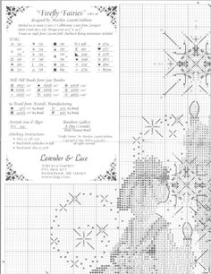 the cross stitch pattern is shown in black and white