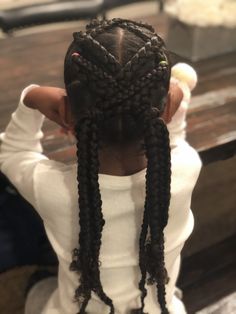 Preteen Hairstyles Black Hair, Picture Day Hairstyles For Kids Black, Crisscross Braids, Baby Girl Hairstyles Curly