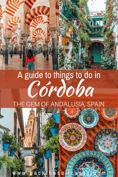 the top things to do in corfia, spain with text overlaying it