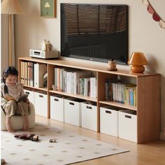 Heightened cabinets are super versatile! 
 Meet the storage needs of children from childhood to adulthood Den And Playroom Combo, Playroom And Tv Room Combo, Toddler Room Storage, Downstairs Playroom, Tv Cabinet Storage, Kid Storage, Den Playroom, Cabinet Minimalist, Toy Room Storage