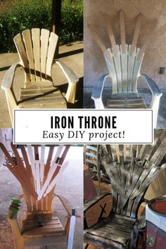 the iron throne easy diy project