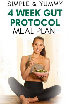 #HealthyFoodsToLoseWeightFast Gut Protocol Meal Plan, 4 Week Gut Protocol, Gut Protocol, Gut Diet, Meal Plan Recipes, Gut Health Diet, Best Smoothie, Gut Health Recipes