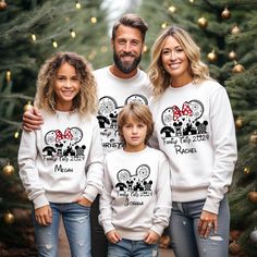 Family Trip 2024 Shirt, Family Vacation Matching Sweatshirt,Custom Family Matching Shirts, Mickey shirt, Minnie Shirt,Christmas Matching tee 1) Please review all the provided information before placing your order. 2) Choose your shirt type and size. 3) Select the shirt color from the available options. 4) If you need more items, add the current item to your cart. To add more items, press the back button and repeat steps 1-4. 5) Once you have added all desired items to your cart, complete your or Disney Family Sweatshirts, Disney Family Outfits Matching, Disney Outfits Winter, Family Disney Outfits, Disney Family Outfits, Disney World Family Shirts, Family Matching Shirts, Minnie Shirt, Mickey Shirt