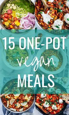 15 one pot plant - based meals that are easy to make