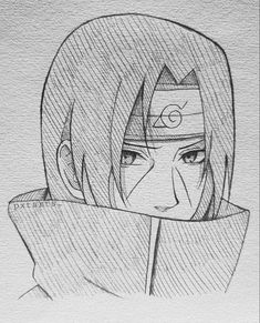 itachi drawing Easy Manga Drawings, Hellboy Tattoo