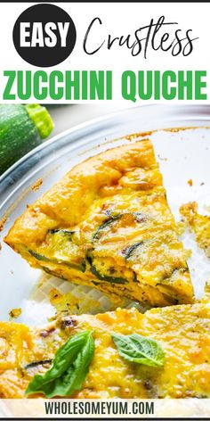 Crustless Zucchini Quiche Zucchini Quiche Crustless, Crustless Zucchini Quiche, Quiche Crustless, Zucchini Quiche Recipes, Dinner Zucchini, Quiche Recipes Healthy, Quiche Recipes Crustless, Vegetable Quiche Recipes, Best Zucchini Recipes