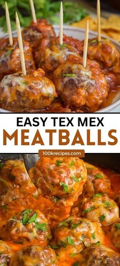 meatballs with cheese and sauce in a white bowl