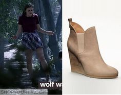 Teen Wolf Season 3, Teen Wolf Seasons, Worn On Tv, Boating Outfit, Brown Wedges