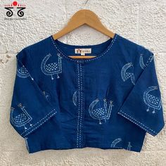 Plain Blouse Designs, Embroidered Blouses, Hand Embroidered Blouse, Kalamkari Blouse, Boat Neck Blouse Design, Cotton Blouse Design, Traditional Blouse Designs