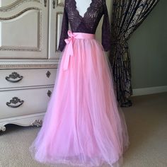 New With Tags. Pink Color. Regular And Plus Size Long Maxi A-Line Tutu Tulle Skirt Elastic Waistband.5 Layers Of Tulle Plus A Satin Lining And A Matching Ribbon. Great Skirt For Party, Wedding, Any Special Occasion Or Celebration. Size In Inches S-Waist 22-34 M-Waist 24-36 L -Waist 26-38 Xl-Waist 28-40 1x-Waist 30-42 2x-Waist 32-44 3x- Waist 34-46 Length Is 43" On All Sizes. Please Make Sure To Follow The Size Guide Carefully And Asked Any Questions Before Purchasing. Price Is Firm! Pink Full Skirt Bottoms For Wedding, Pink Tulle Full Skirt Bottoms, Pink Full Tulle Skirt Bottoms, Pink Tiered Skirt For Evening, Pink Tiered Evening Skirt, Pink Tulle Full Skirt, Fitted Pink Tulle Maxi Skirt, Pink Fitted Tulle Maxi Skirt, Pink Full Tulle Maxi Skirt