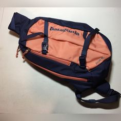 Preowned In Perfect Condition. Great For Every Day Or Travel Bag. Price Is Firm. Patagonia Atom Sling, Patagonia Bags, Patagonia Womens, Atom, Blue Orange, Patagonia, Travel Bag, Crossbody Bags, Every Day