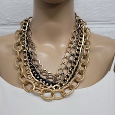 * Nwot- New, Never Worn * Top Seller And Top Rated Seller, 5.0 Rating * Poshmark Ambassador Ii Achieved * Same Day Shipping Metallic Metal Chain Jewelry, Black Metal Snake Chain Necklace, Jewelry Design Inspiration, Womens Jewelry, Brand Jewelry, Top Seller, Jewelry Necklace, Metal Color, No Brand