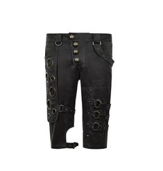 Steampunk Shorts, Rave Men, Black Steampunk, Punk Shorts, Short Models, Gothic Steampunk, Punk Rave, Black Rock, Shorts For Men