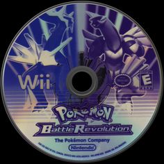 the dvd cover for pokemon battle revolution, which is being used as a video game