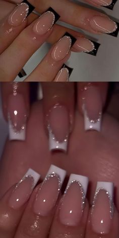 Nails Inspiration Classy Short, Nails That Will Match Everything, Nails Design Back To School, Square Nail Designs Medium, French Tips Nails Color, Cute Shirt Nail Ideas, Nail Inspo Acrylic White, Nails That Go With Anything, New Year French Nails