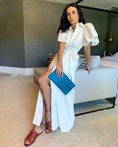 Silvia Braz, White Chic, Instagram A, Chic Outfits, Off Shoulder Dress, Casual Looks, Dress Skirt, Maxi Skirt, Must Haves