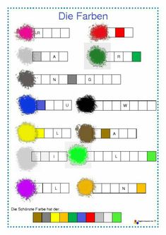 the color scheme for different colors in this worksheet is very easy to use