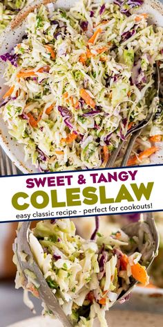 this coleslaw salad is loaded with carrots, celery, and red cabbage