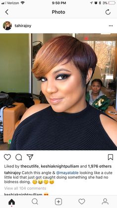 Curly Pixie Haircuts, Gorgeous Hairstyles, Bob Hairstyles With Bangs, Colour Collection, Medium Bob Hairstyles, Cool Short Hairstyles, Quick Weave Hairstyles