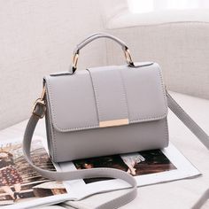 Women Fashion PU Leather Shoulder Crossbody Handbags - AM APPAREL Tas Bahu, Cheap Purses, Bags Leather Handbags, Cheap Handbags, Handbags Women, Lv Handbags, Leather Bag Women, Crossbody Messenger Bag, Womens Purses