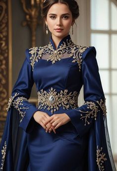 Royal Style Fashion, Empress Dress, Royal Attire, Royal Family Fashion, ليلو وستيتش, Girls Spring Dresses, Vintage Long Dress, Snowflakes Falling, Gaun Fashion