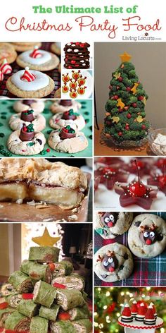 the ultimate list of christmas party food from living locurlies to desserts