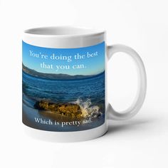 Disappointing Affirmations - Doing The Best You Can Mug Calm Down Caren Home - Mugs & Glasses Disappointing Affirmations, Thymes Frasier Fir, Toxic Positivity, Pickle Gifts, Frasier Fir, Gift Tags Birthday, Hanukkah Cards, Best Selling Author, Toddler Winter